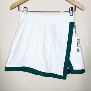 Splits59 Womens monah rigor skort in white arugula Tennis golf size small NWT